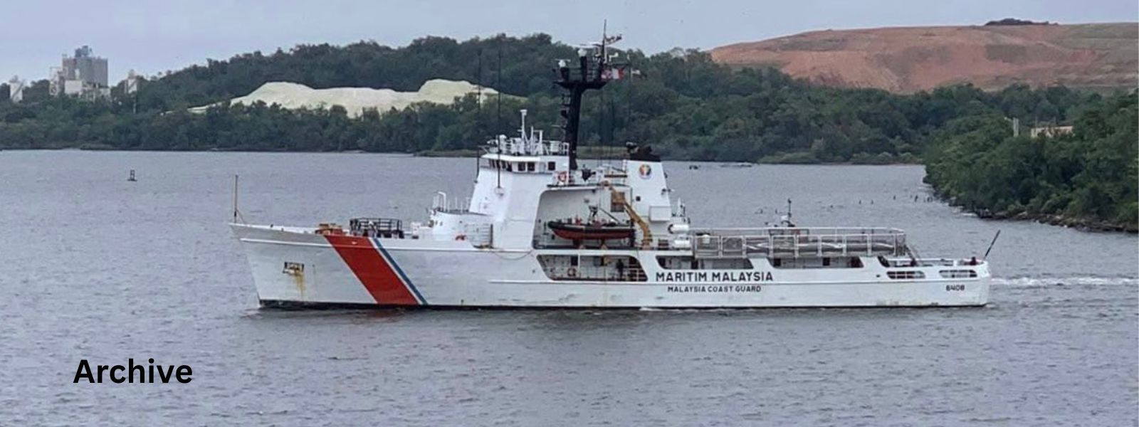 Malaysian Coast Guard Ship Docks in Colombo
